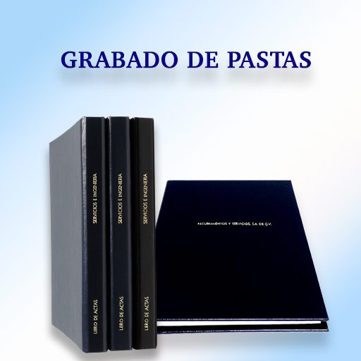 Libros corporativos grabados